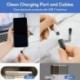 Cleaniku iPhone Cleaning Kit CleaniKu Phone Cleaner - iPhone Charging Port Cleaning Tool, Multi-Tool Phone Repair Restore with Speaker Cover, USB C Cleaning Kit for Lightning Cables,Connectors,Speakers,Airpod